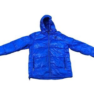 ADIDAS Jacket XXL Blue Puffer Jacket